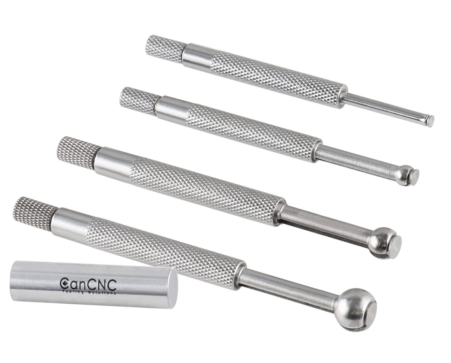 Accusize - 0.125-0.300 Calibradores para Agujeros Pequeños 4 Piezas en Estuche, Medio Circulo, #EG04-5001