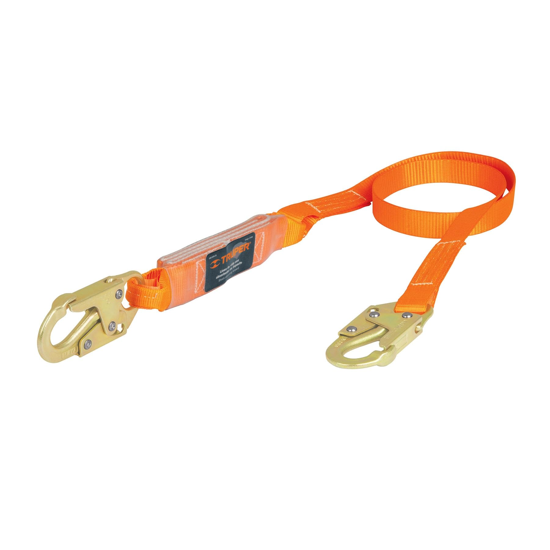 Línea de Vida Truper 1.8m Cinta Poliéster Absorbedor Impacto ANSI