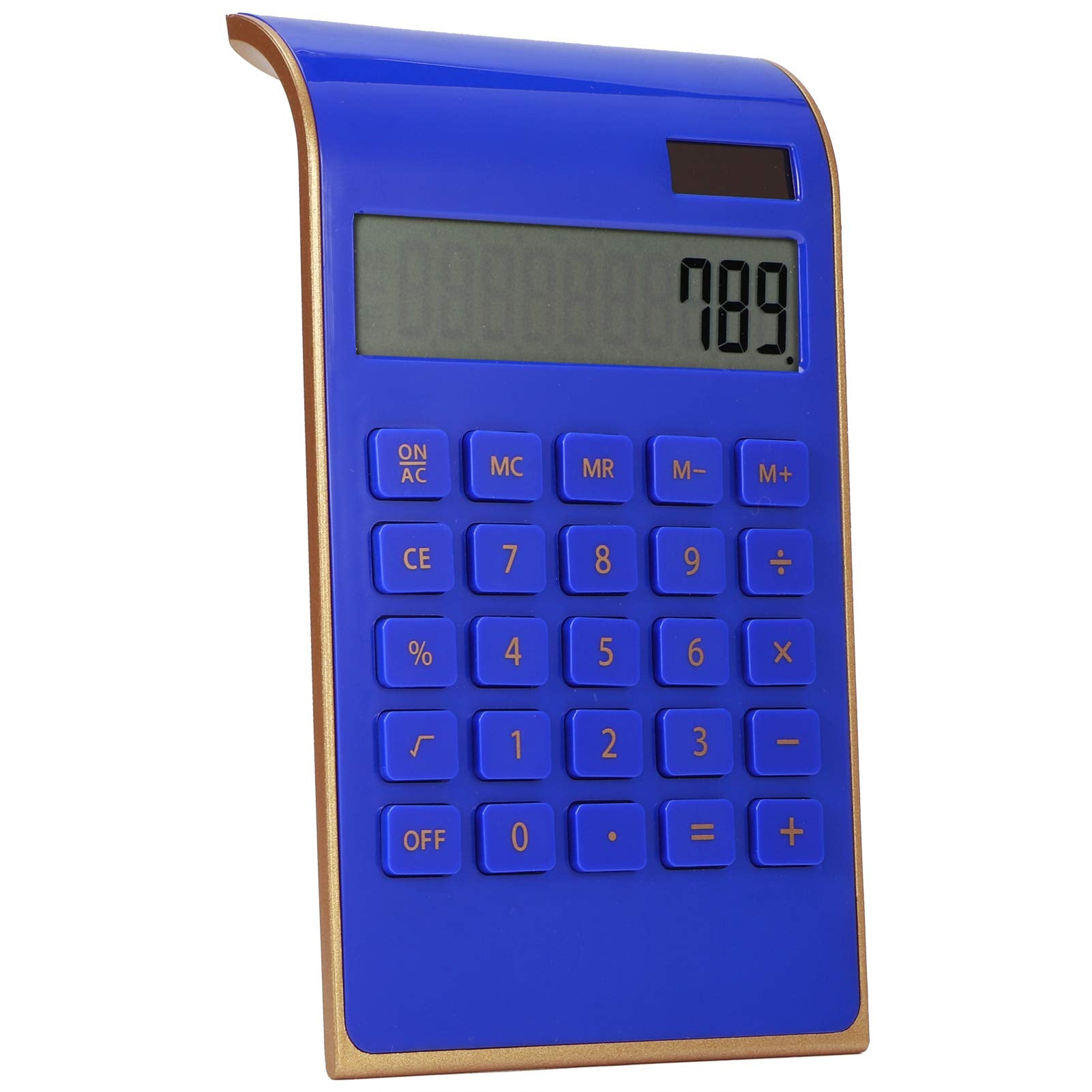 Calculadora Est¨¢ndar Calculadora de 10 D¨ªgitos, Calculadora Ultrafina de Energ¨ªa Solar para el Hogar, Oficina, Escuela, Negocios, Pantalla LCD, Calculadora Inclinada Port¨¢til