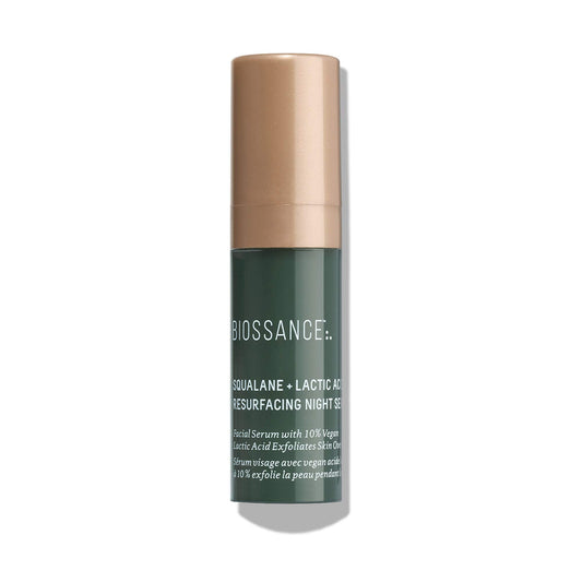 Biossance Squalane + Ácido Láctico Resurgente Sérum Nocturno – 0.13 onzas Tamaño de prueba