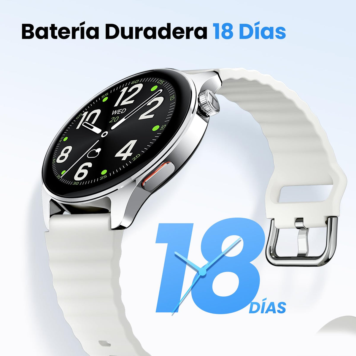 Smartwatch HAYLOU 4S AMOLED 1.43 Pulgadas GPS Bluetooth 5.3 para Mujer y Hombre
