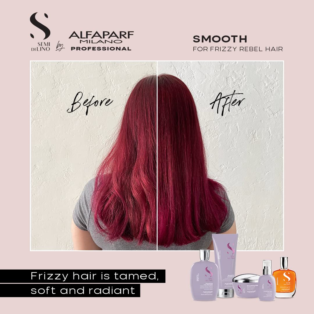 Shampoo Alfaparf Milano Semi Di Lino Suave e Hidratante para Cabello Rebelde y Encrespado