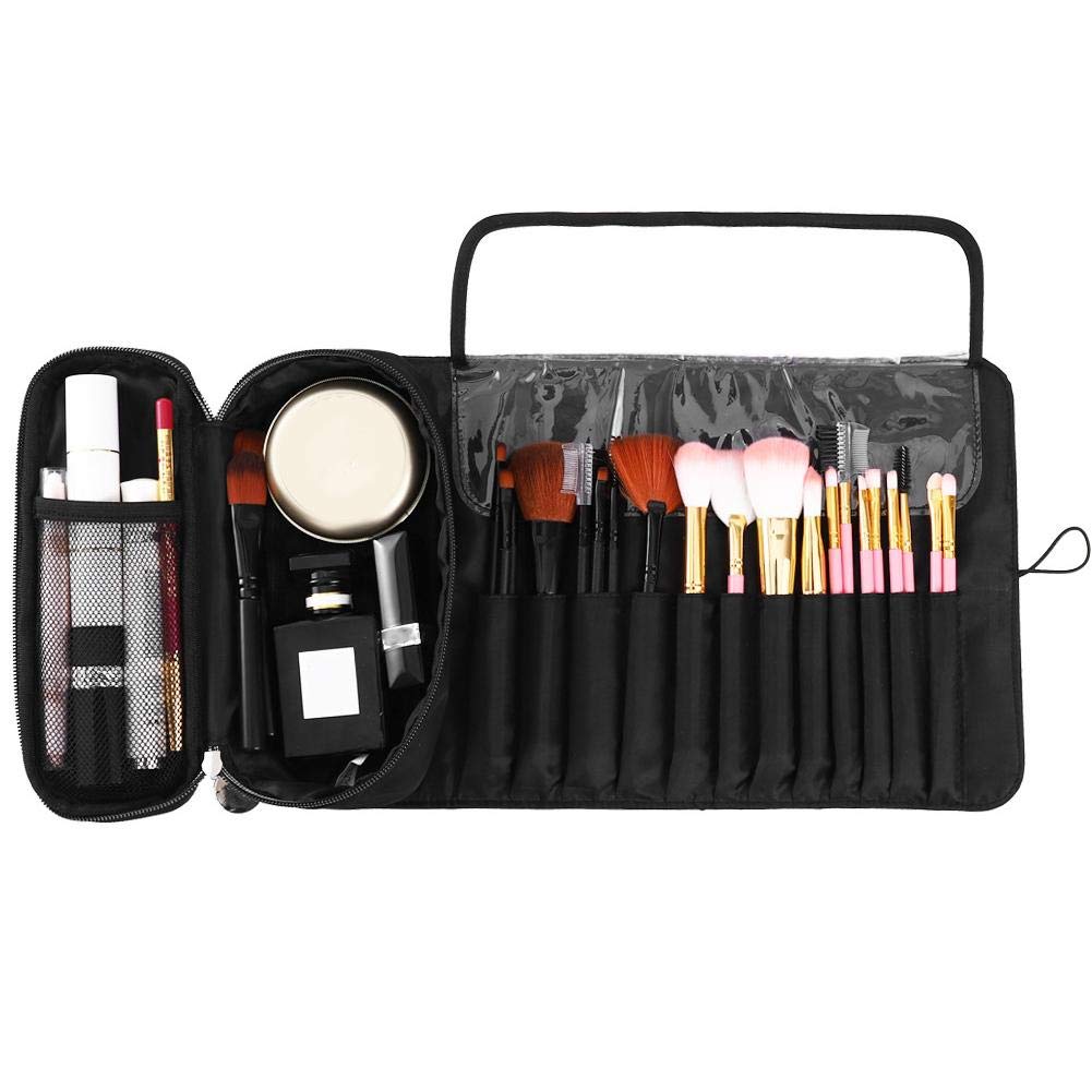 Bolsa de Pincel de Maquillaje Portátil Bolsa de Almacenamiento de Herramientas Cosméticas Plegables de Moda Bolsa de Lavado para Lápiz Labial Crema Brocha de Maquillaje