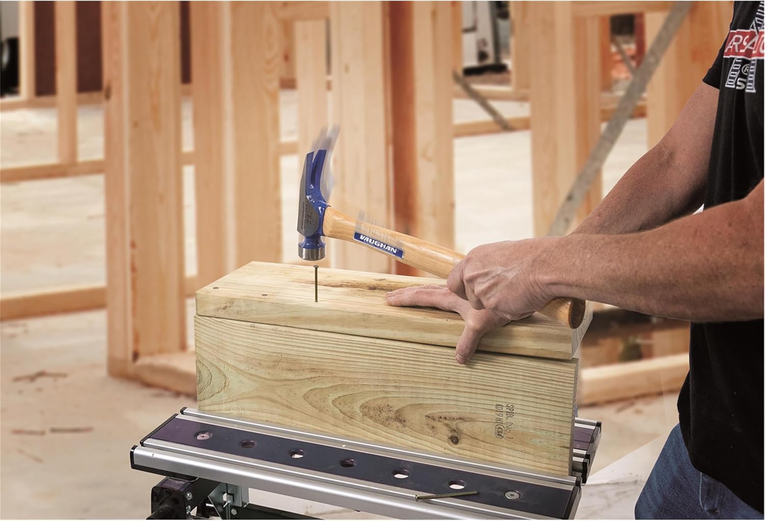 Martillo Vaughan California Framer 16 Onzas fresado arrancador de uñas fabricado en Estados Unidos