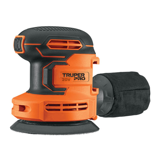 Lijadora Roto-Orbital Truper PRO Inalámbrica 20 V 5 Pulgadas sin Accesorios