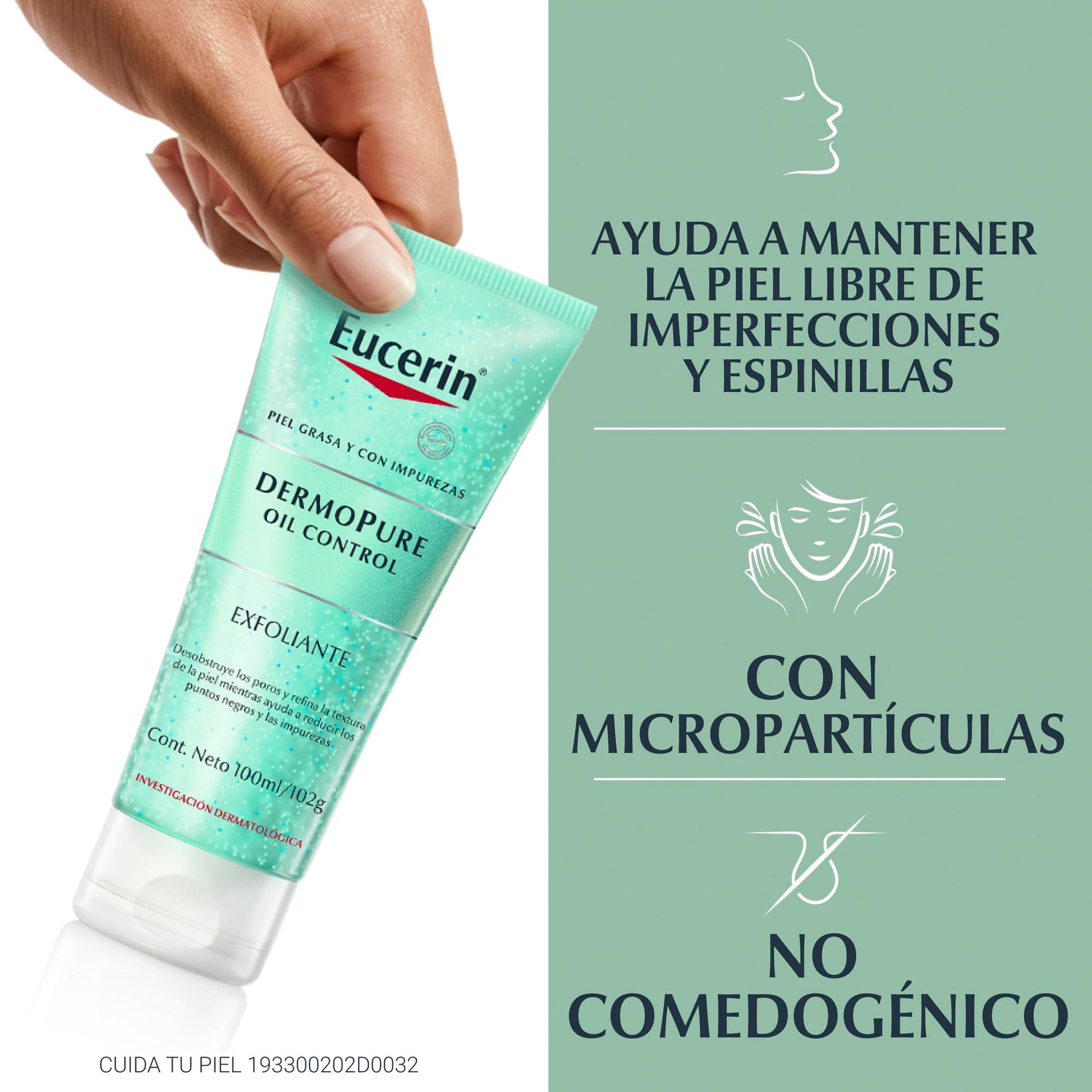Eucerin Exfoliante facial piel grasa imperfecciones 100ml