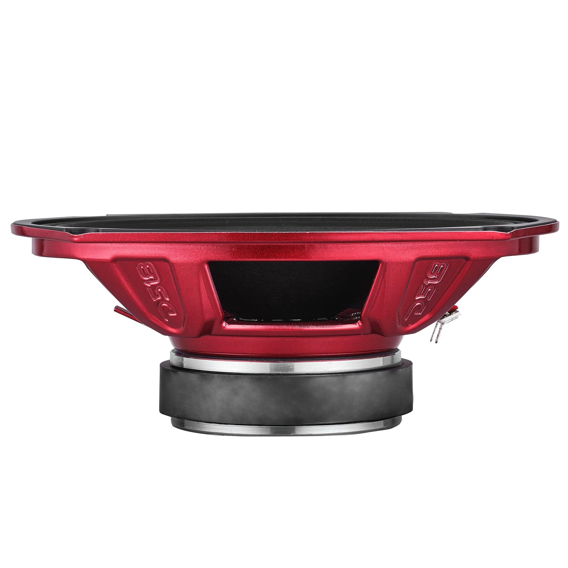 DS18 PRO-X698 BM - Altavoz de 6 x 9, rango medio, bala de aluminio rojo, 400 W máximo, 200 W RMS, 8 ohmios - Altavoces de puerta de audio de calidad premium para coche, camión y motocicleta sistema de