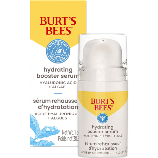 Burt's Bees Hydrating Booster Serum, Hyaluronic Acid and Algae, 1 Ounce