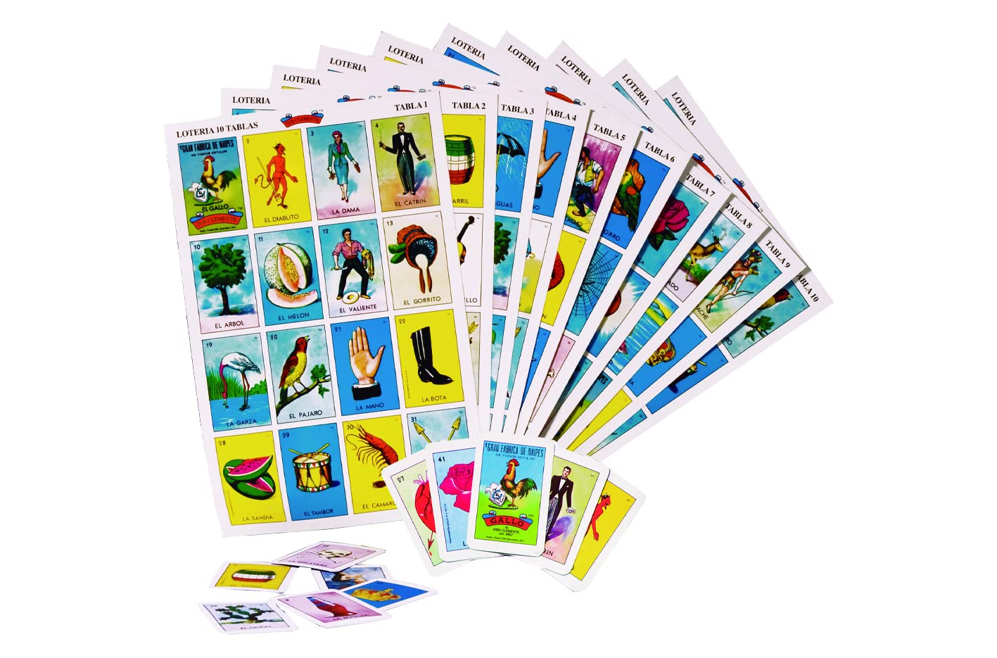 Autentica - Loteria - 10 Tablas by Gallo de Don Clemente