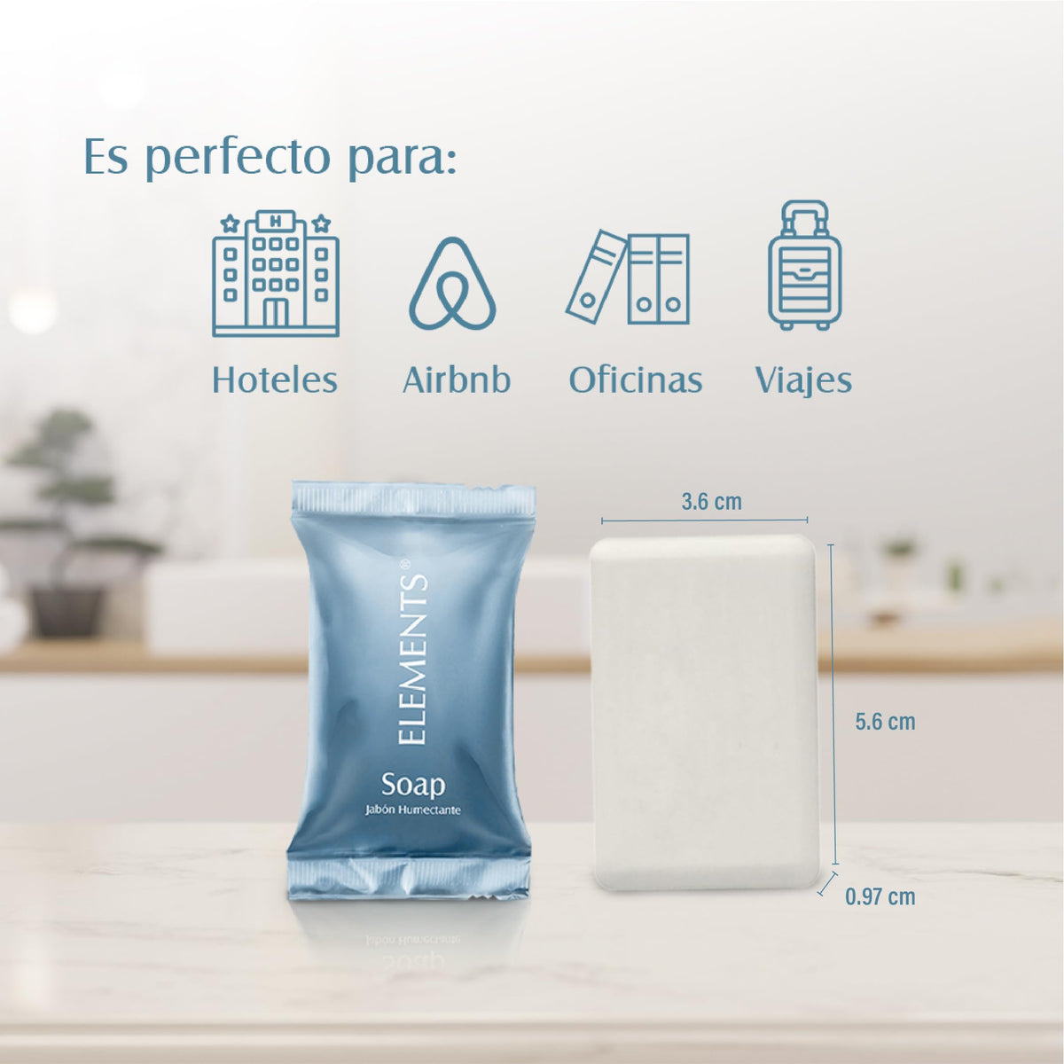 JYPESA Jabón Hotelero 20 g Caja 240 Pzas Amenidades Hoteleras