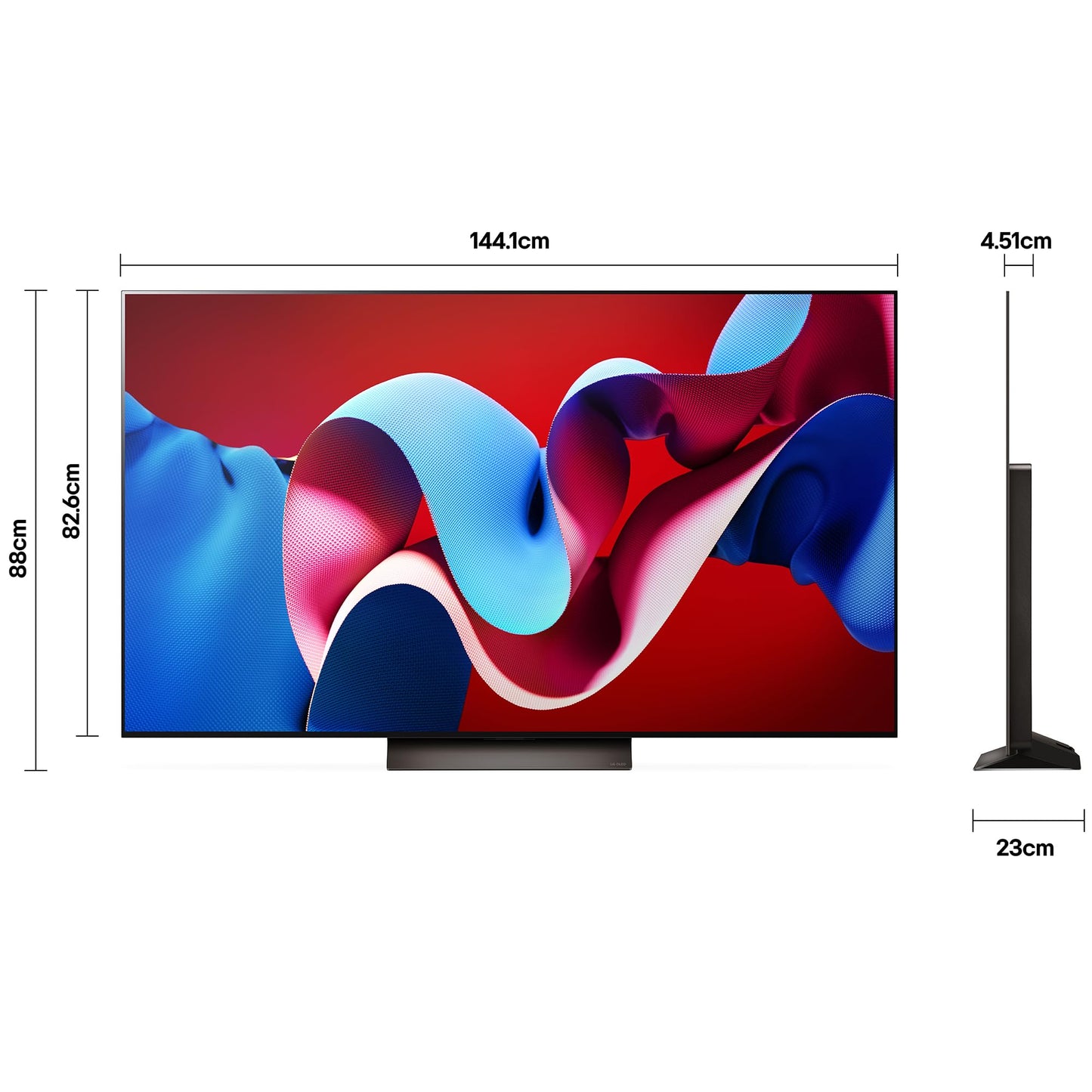 LG Pantalla OLED EVO 65 Pulgadas 4K Smart TV 2024 ThinQ AI OLED65C4PSA