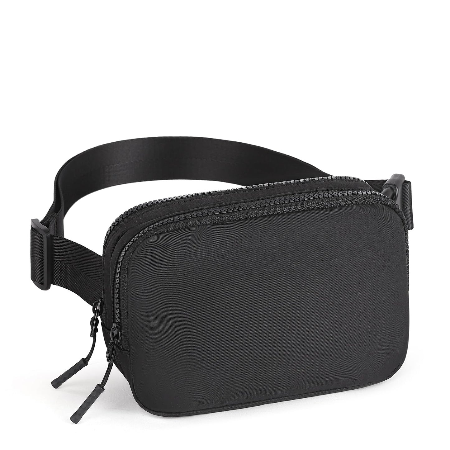 CLUCI - Riñonera pequeña para mujer, bandolera en todas partes de moda, riñonera para mujer con correa ajustable, A1-1 Negro, Pequeño