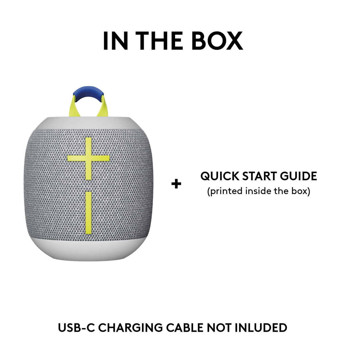 Altavoz Bluetooth Impermeable Ultimate Ears WONDERBOOM Gris con Sonido de 360 Grados y Graves Grandes para Exteriores
