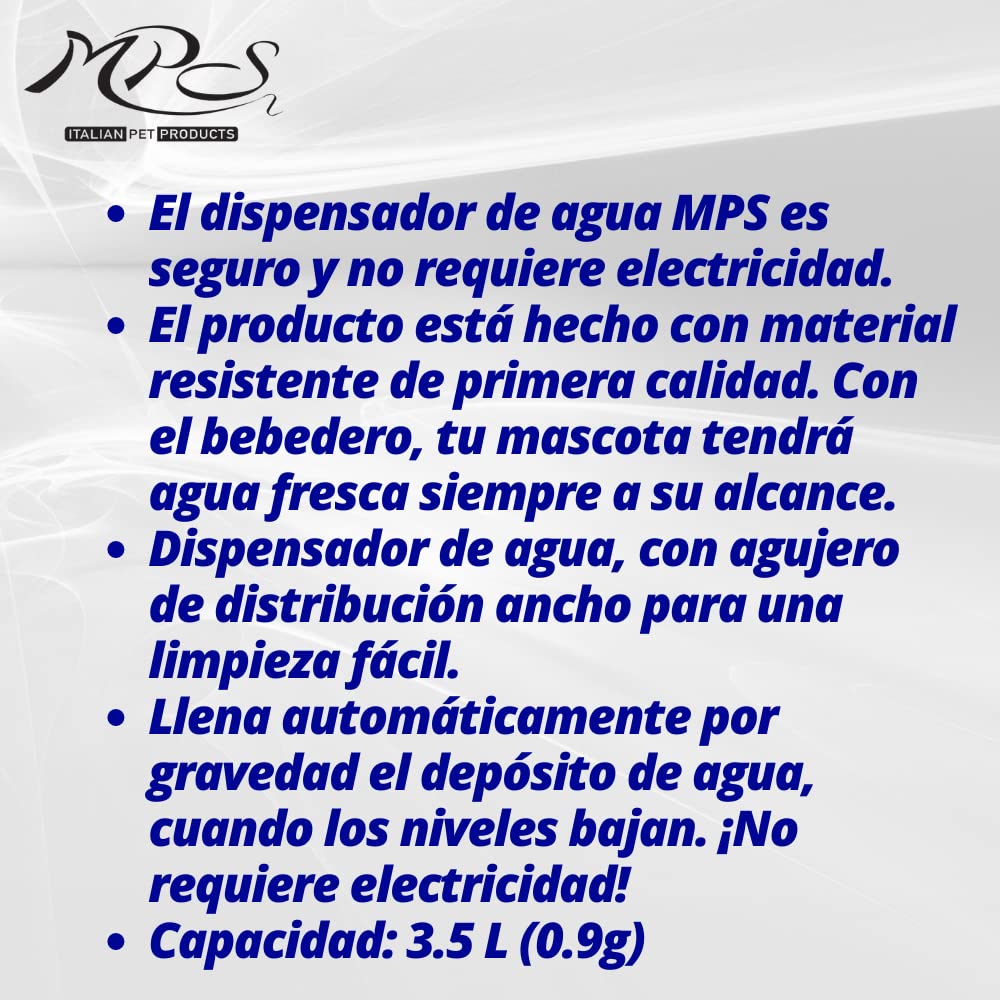 Kerbl Dispensador de Agua, 3.5 L para Perro y/o Gato