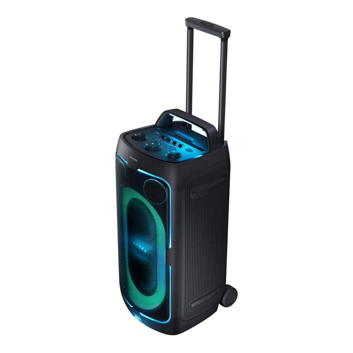 Altavoz Portátil Samsung Negro con Batería Integrada y Mango Telescópico para Fiesta