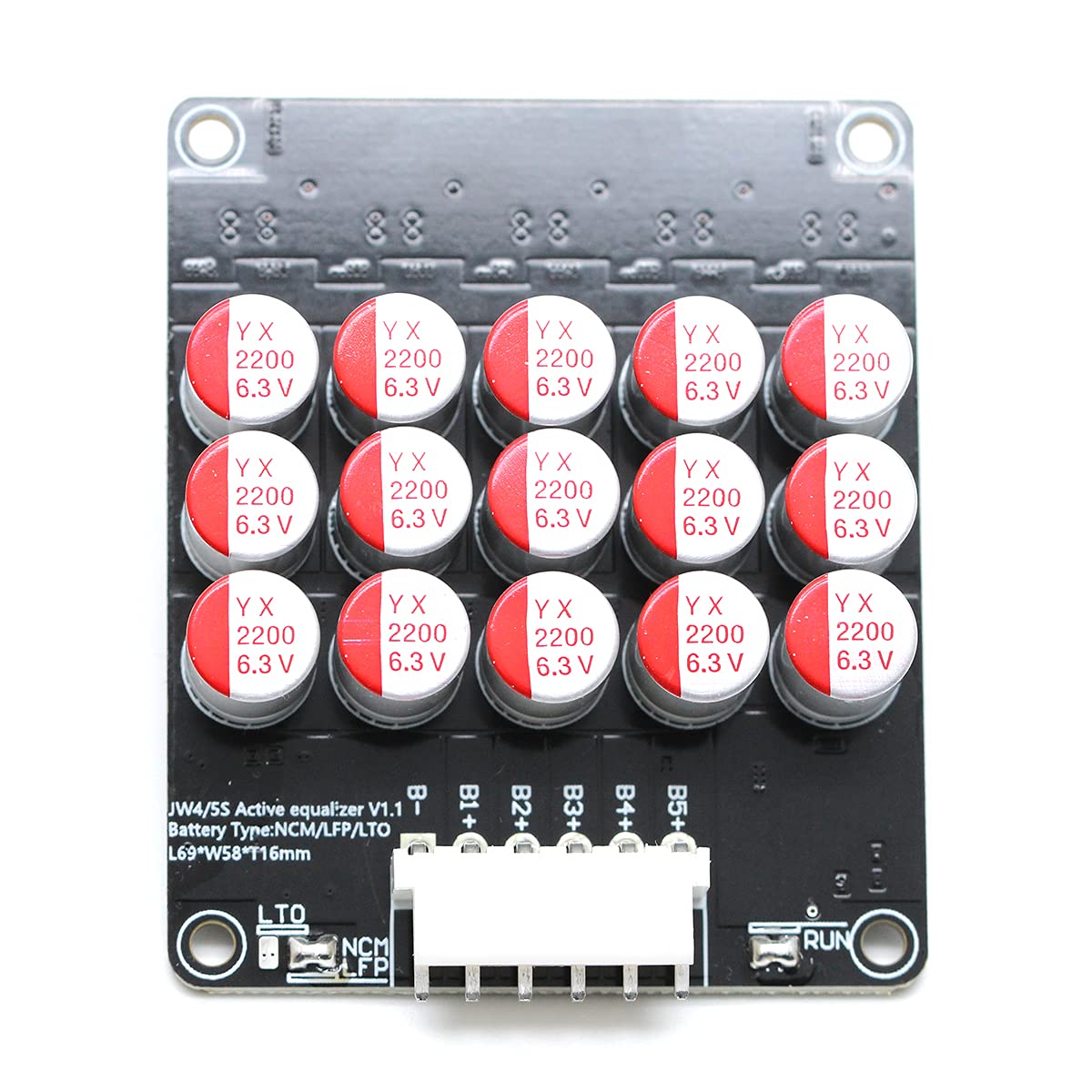 Módulo de Equalización Activa 4S 5S 5A LFP Lifepo4 Lipo/Titanato LTO Batería Transferencia de Energía Condensador Rápido