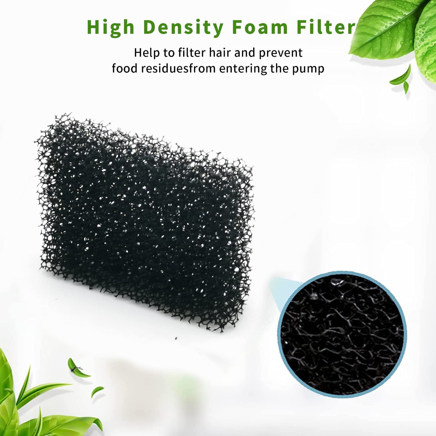 Filtros de Esponja para Fuente de Agua de Gatos y Perros