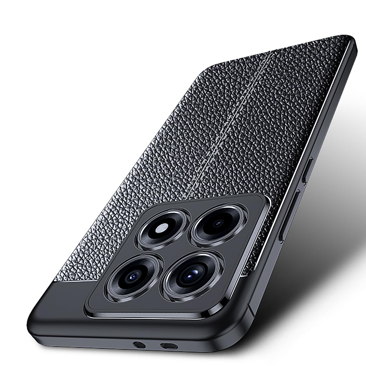 DABUNA Funda para Xiaomi 14T Case Uso Rudo Protector de Cámara Duradero Suave Antihuellas Protector Cover (Negro)