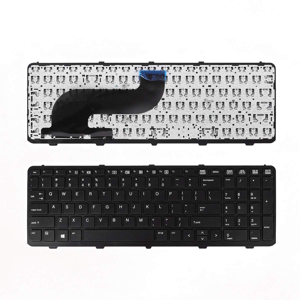 Teclado de Repuesto HP ProBook 650 G1 655 G1 Negro con Marco