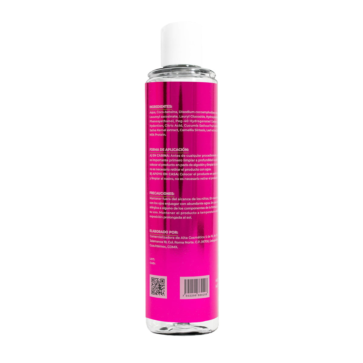 Top Beauté - Desmaquillante de ojos Facial Limpiadora Hidratante Antioxidante Avena Té Verde y Pepino Cleanser Lotion 250ml - desmaquillante y limpiador dérmico con tecnología micelar