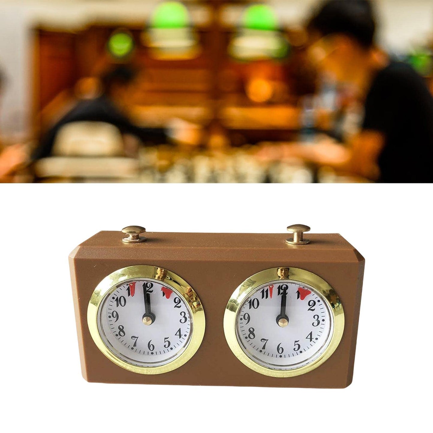 Reloj de Ajedrez Mecánico Tachiuwa Vintage para Entretenimiento Deportivo