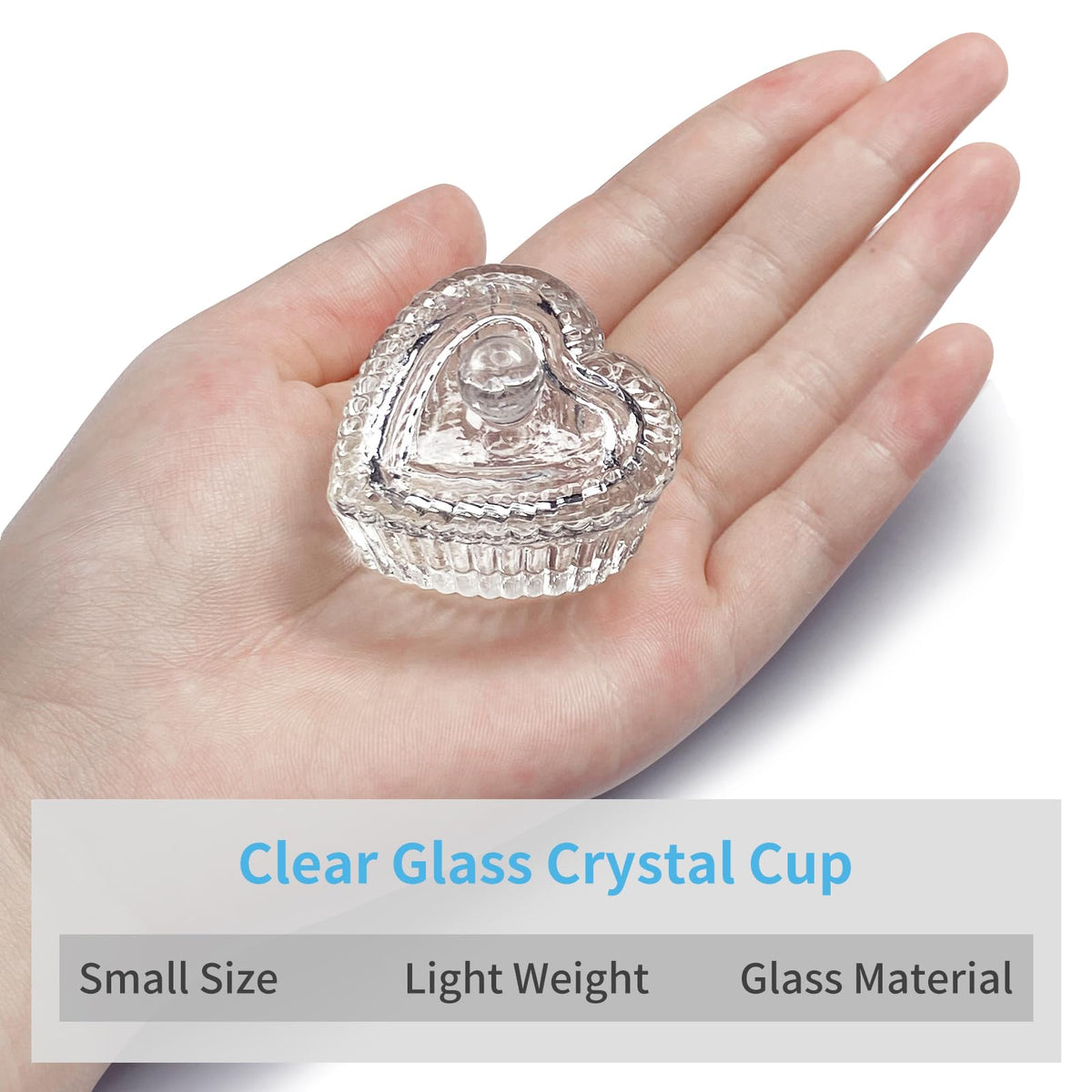 Taza de Vidrio Dappen Honey Joy Transparente para Acrílico Arte de Uñas