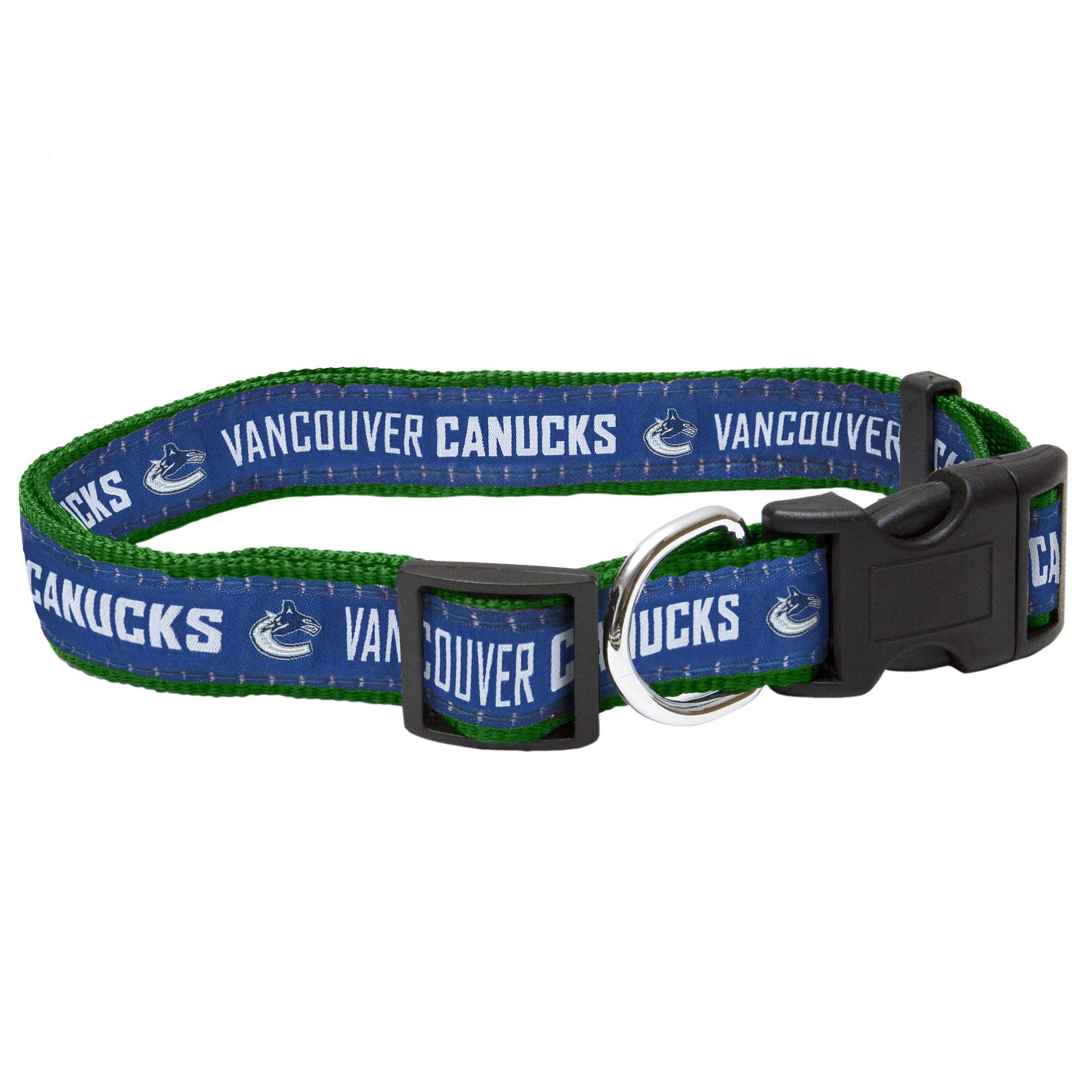Collar Ajustable Pets First Vancouver Canucks Grande para Perros y Gatos