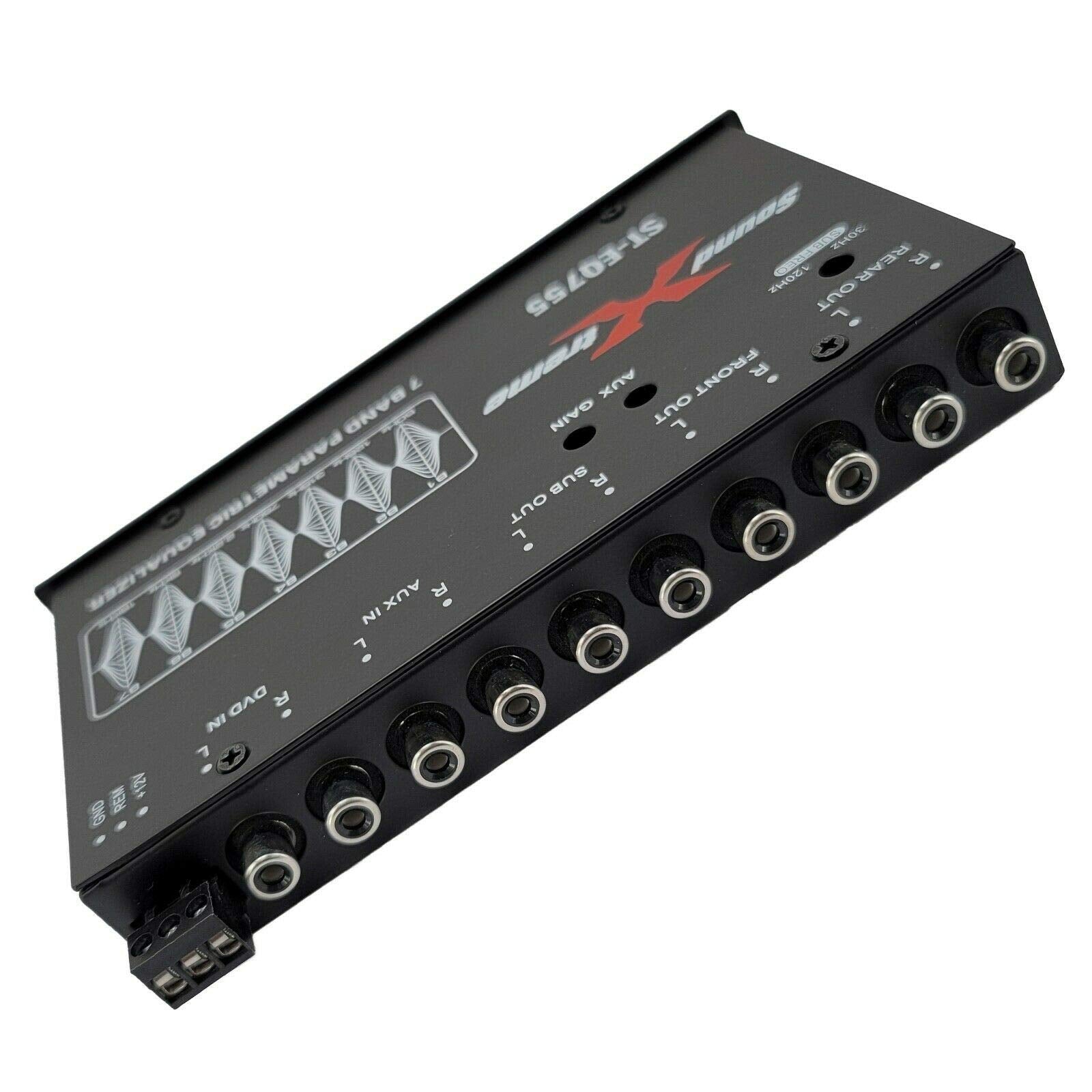 Ecualizador Paramétrico de Audio SoundXtreme ST-EQ755 Negro 7 Bandas 8 Voltios RMS para Coche