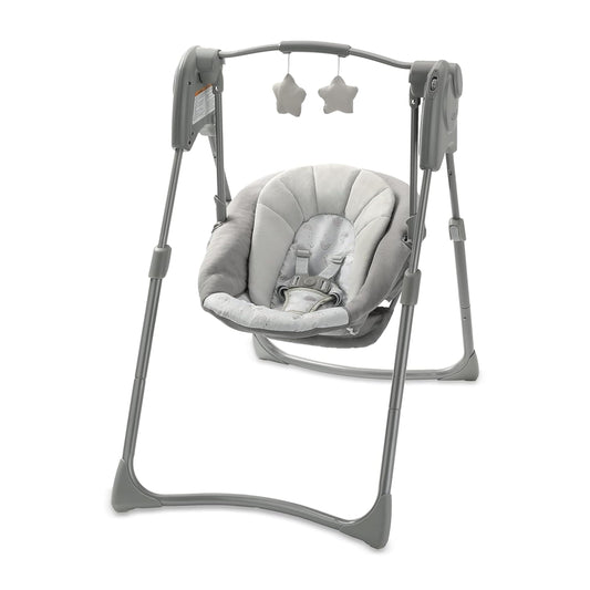 Graco® Slim Spaces™ Columpio Compacto para bebé, Reign