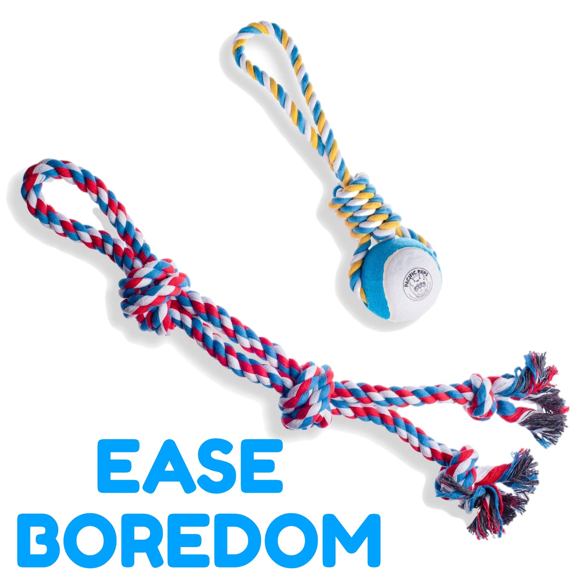 Juguetes para perros grandes – Apoya el rescate de perros sin fines de lucro – Juguetes de cuerda para perros grandes interactivos para aburrimiento – Juguetes de cuerda gigante para razas grandes – Juguetes para perros XL – Pelota de tenis gigante de bús