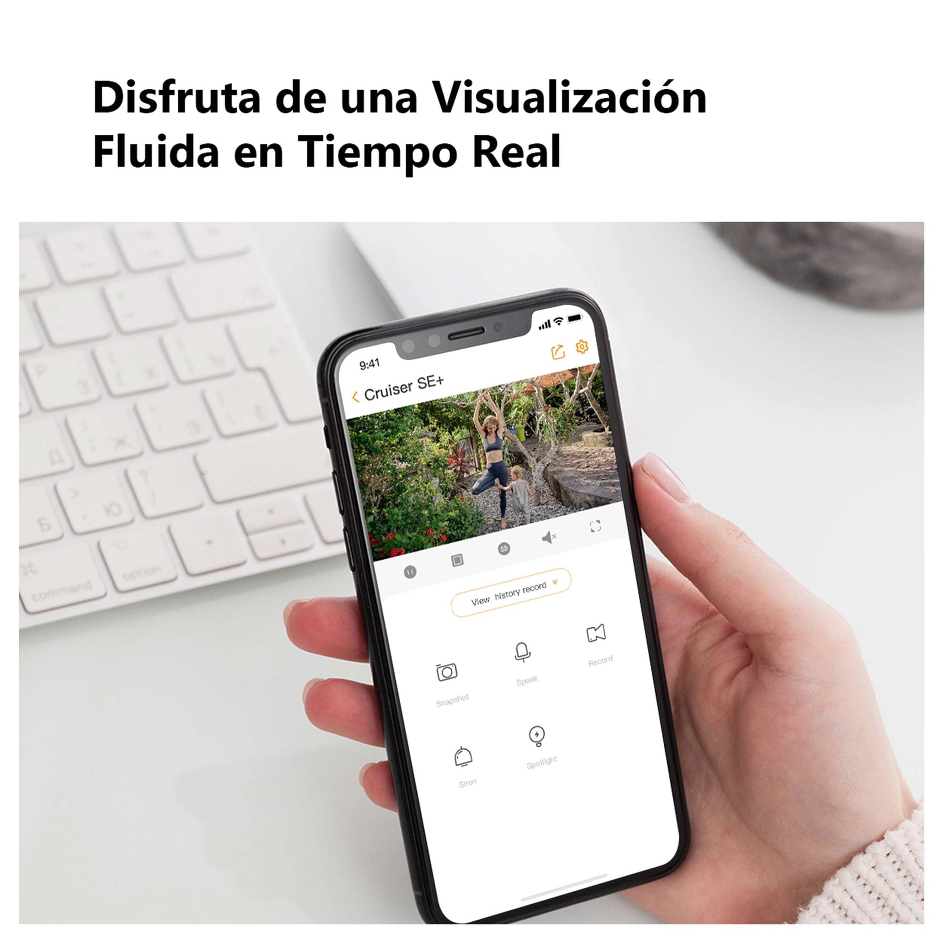 Imou Cámara De Seguridad IP Cruiser SE+ 3MP WiFi 6 Full Color Lente 3.6MM detección de Movimiento en Video está habilitada efectiva para la vigilancia.