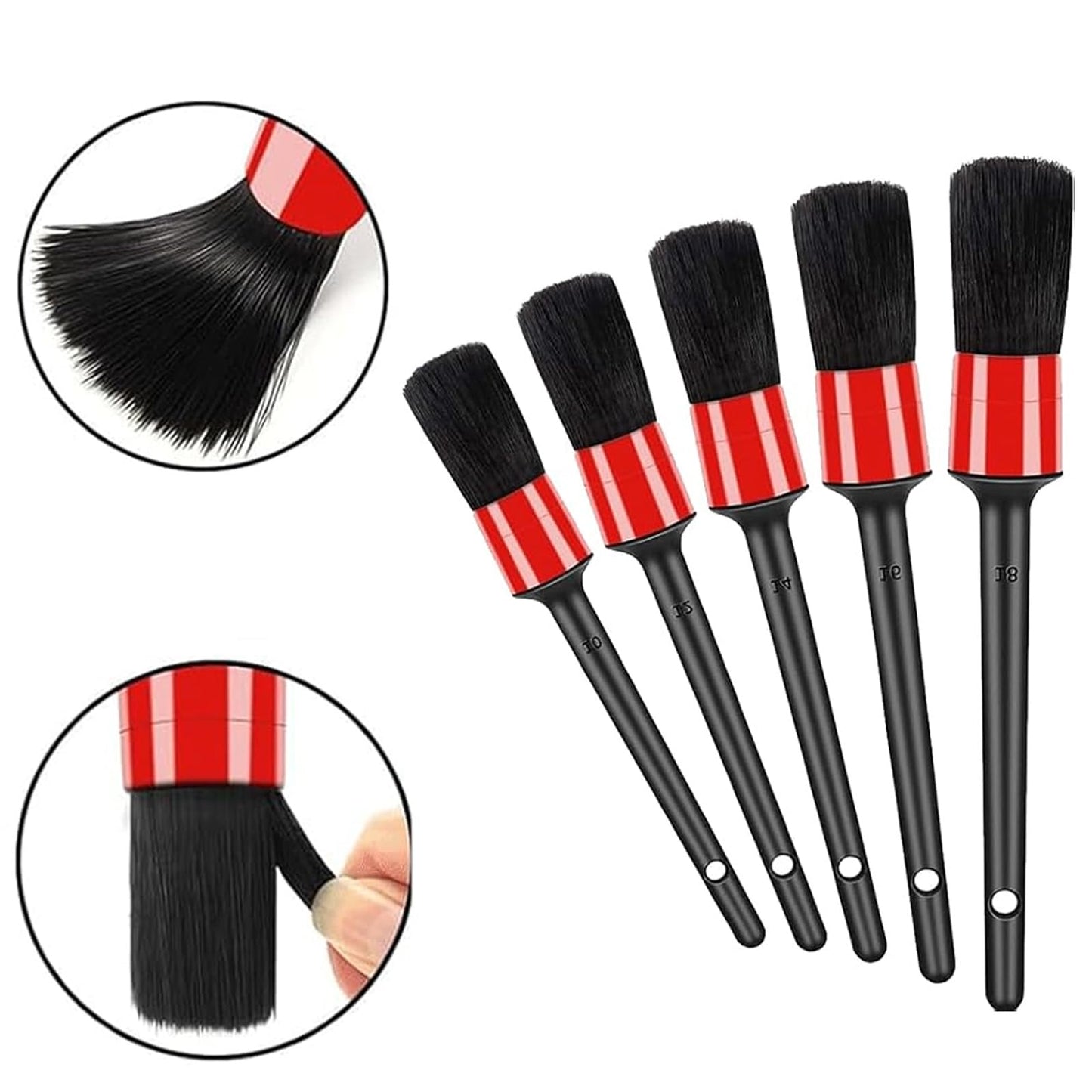 Kit Limpieza para Auto 15 Piezas con Cepillo y Guante Microfibra para Interior y Exterior