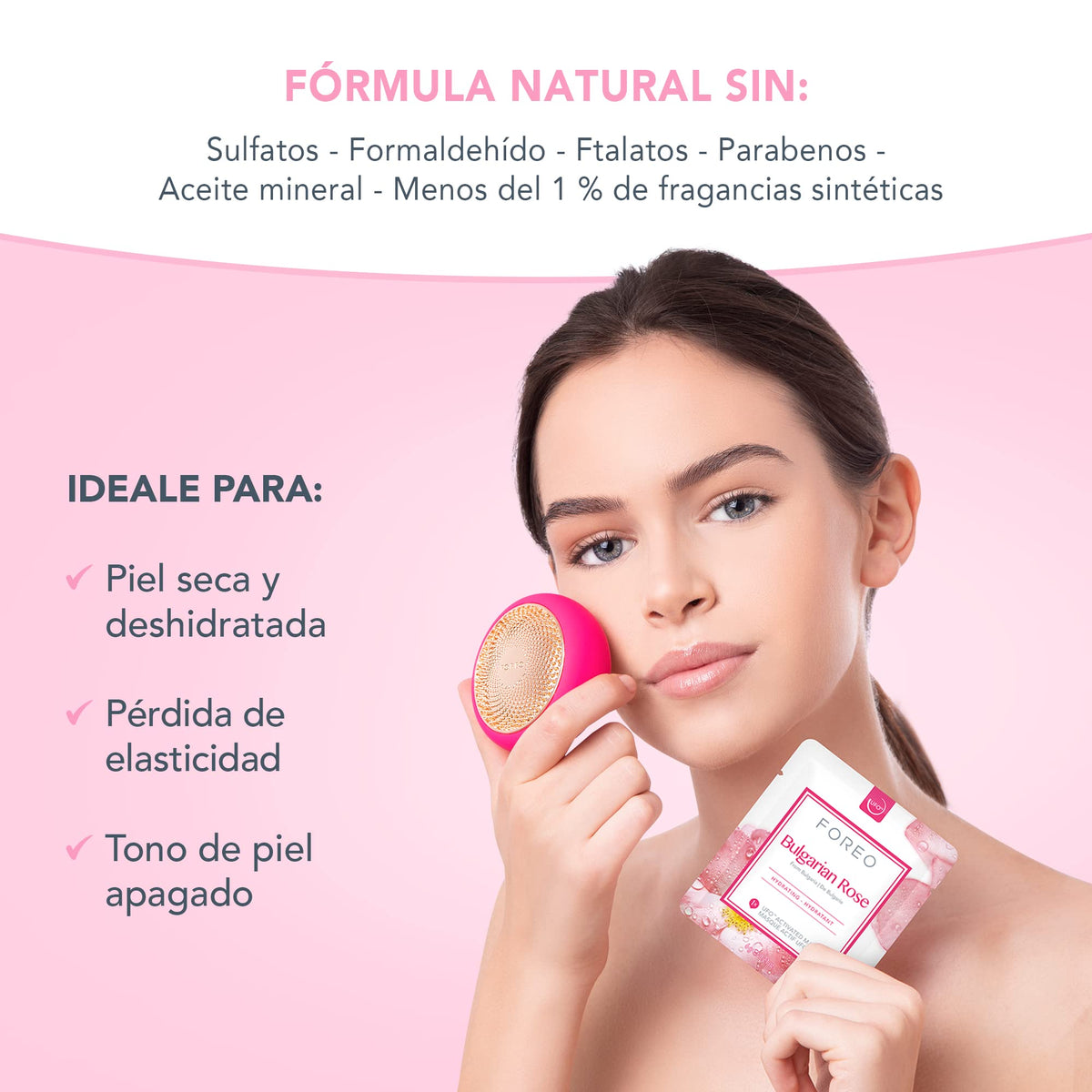 FOREO UFO Activated Mask Treatment for Anti-Aging, Bulgarian Rose