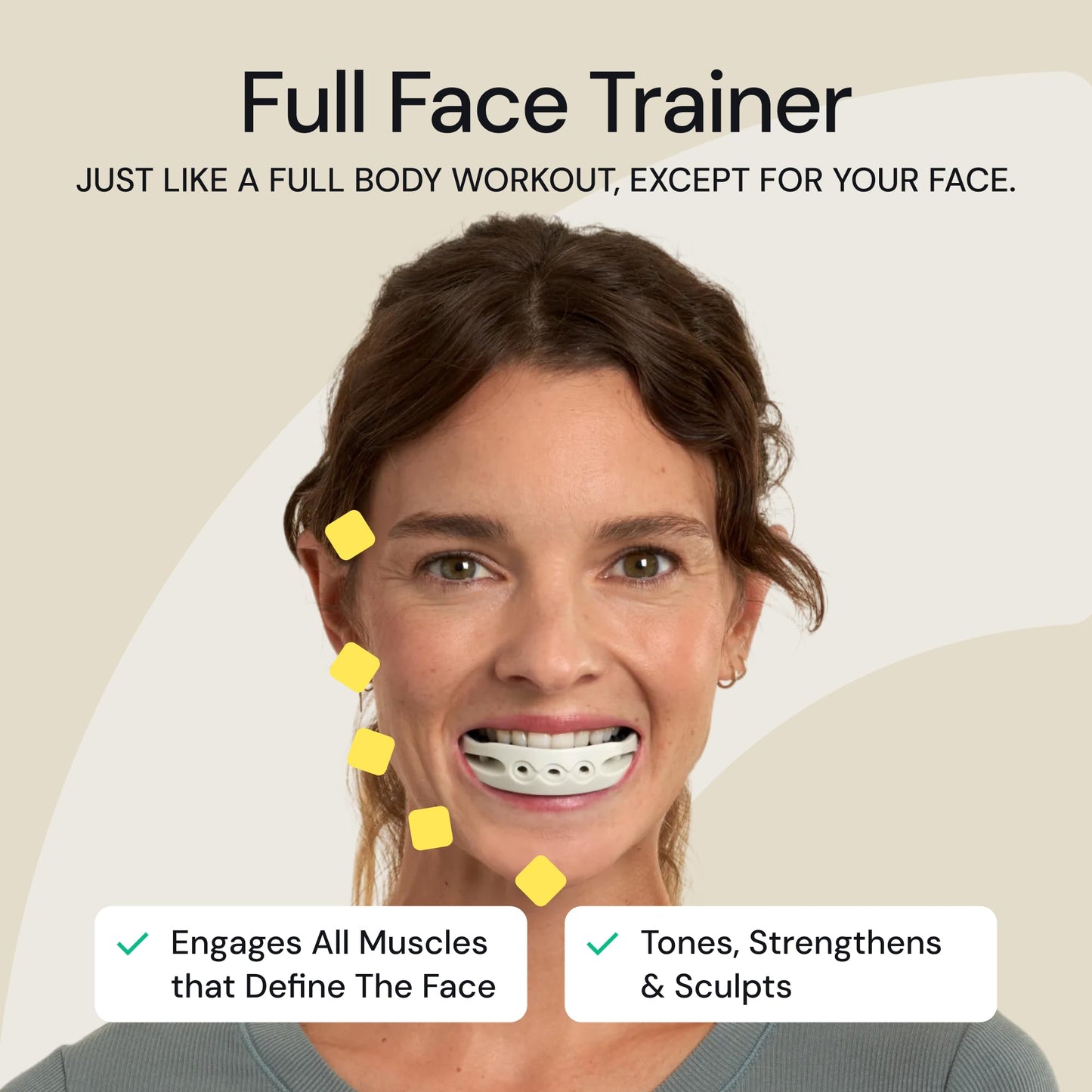 Mayena Sports Ejercitador de mandíbula para hombres y mujeres | Diseño único de activador facial completo, innovación de Mayena | Trabaja con potencia todos los músculos faciales | Adelgaza y tonifica
