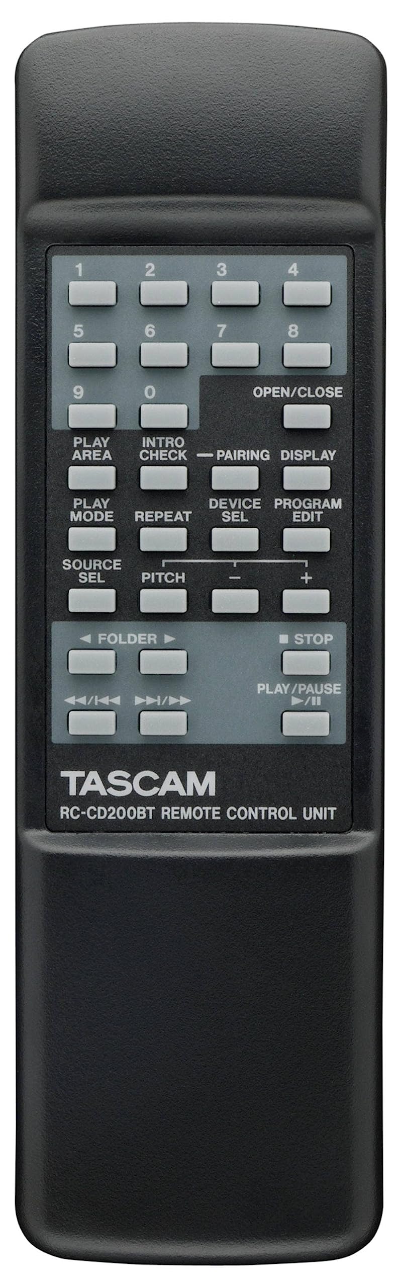 Tascam CD-200BT Reproductor de CD Profesional con Bluetooth, CD-200BT, Negro, CD-200BT