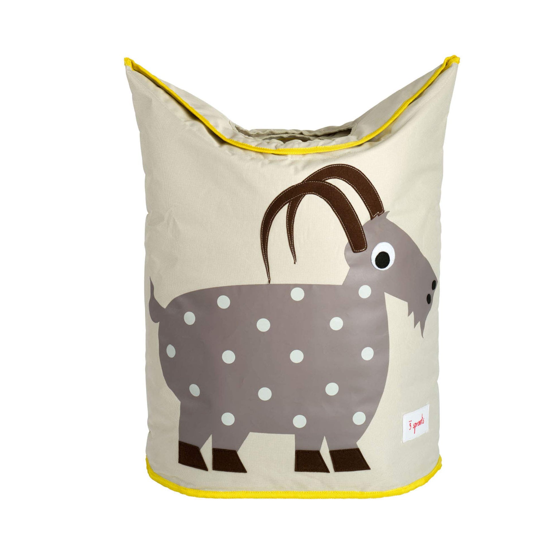 3 Sprouts Baby Laundry Hamper Cesta organizadora de almacenamiento para ropa de guardería - Cabra