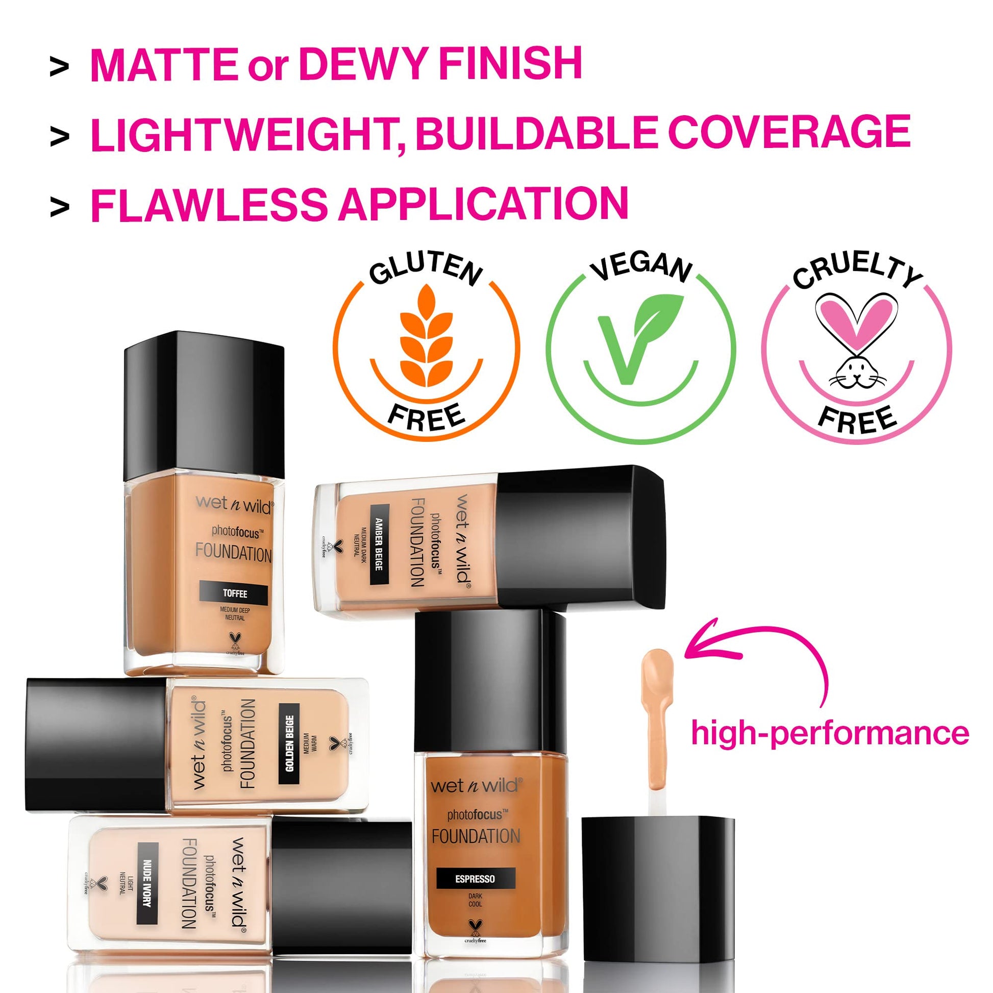 Base de Maquillaje Wet n Wild Marfil Suave Photo Focus