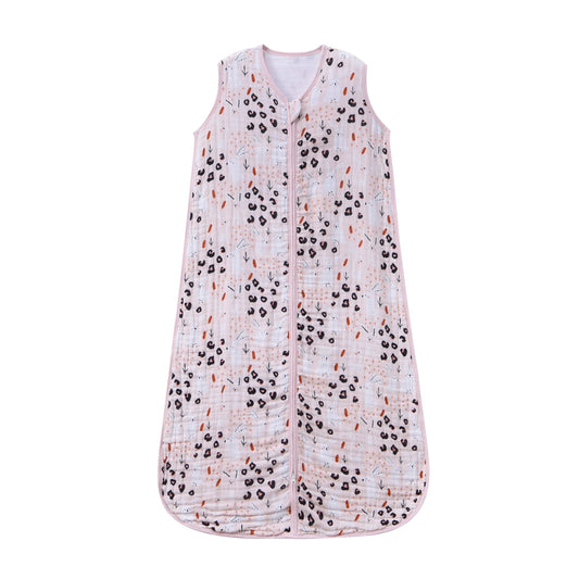 TADO MUSLIN Saco de Dormir para Bebé 2-4 T Niños y Niñas Manta Vestible 100% Algodón Orgánico 0.5 TOG Sacos de Dormir para Niños Pequeños Cremallera de 2 Vías Talla X-Large Saco de Dormir de Muselina