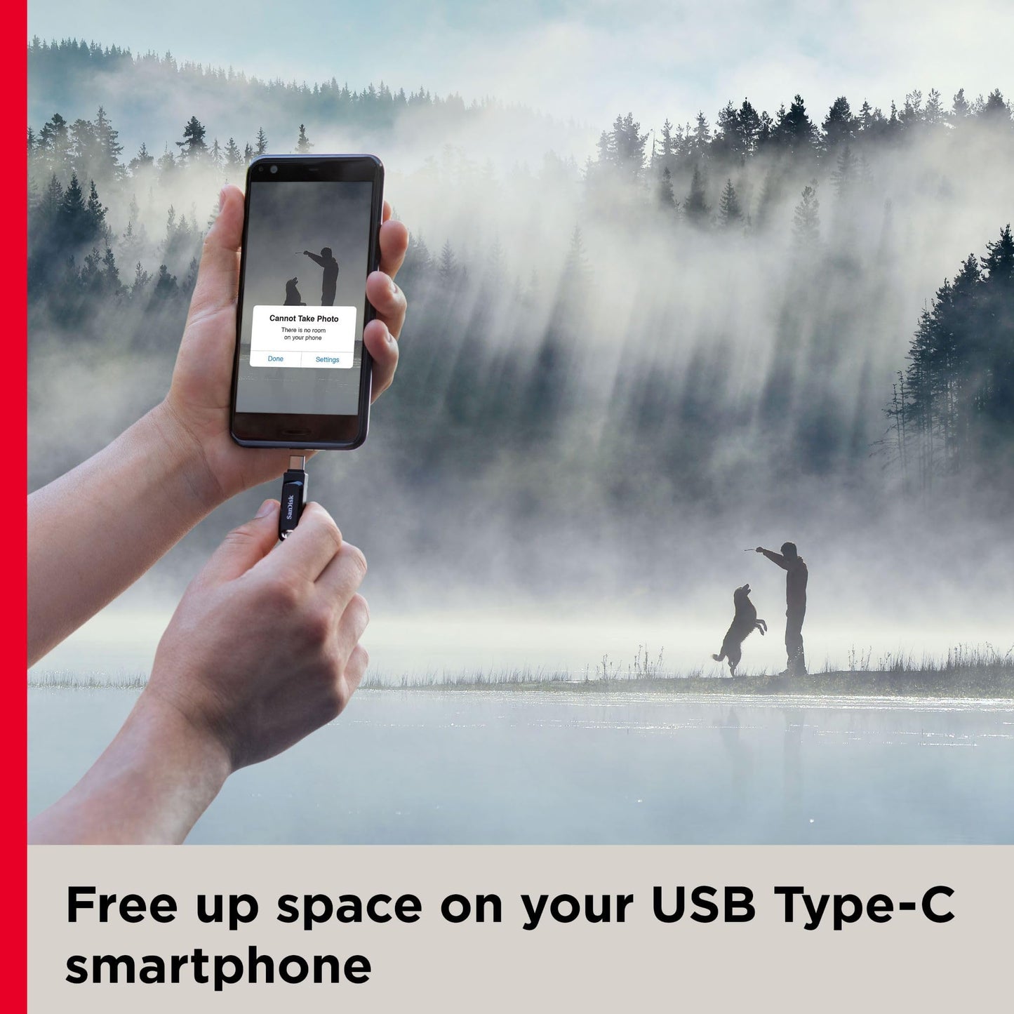 Unidad USB Tipo C SanDisk 128 GB Ultra Doble Velocidad 150 MB/s 3.1
