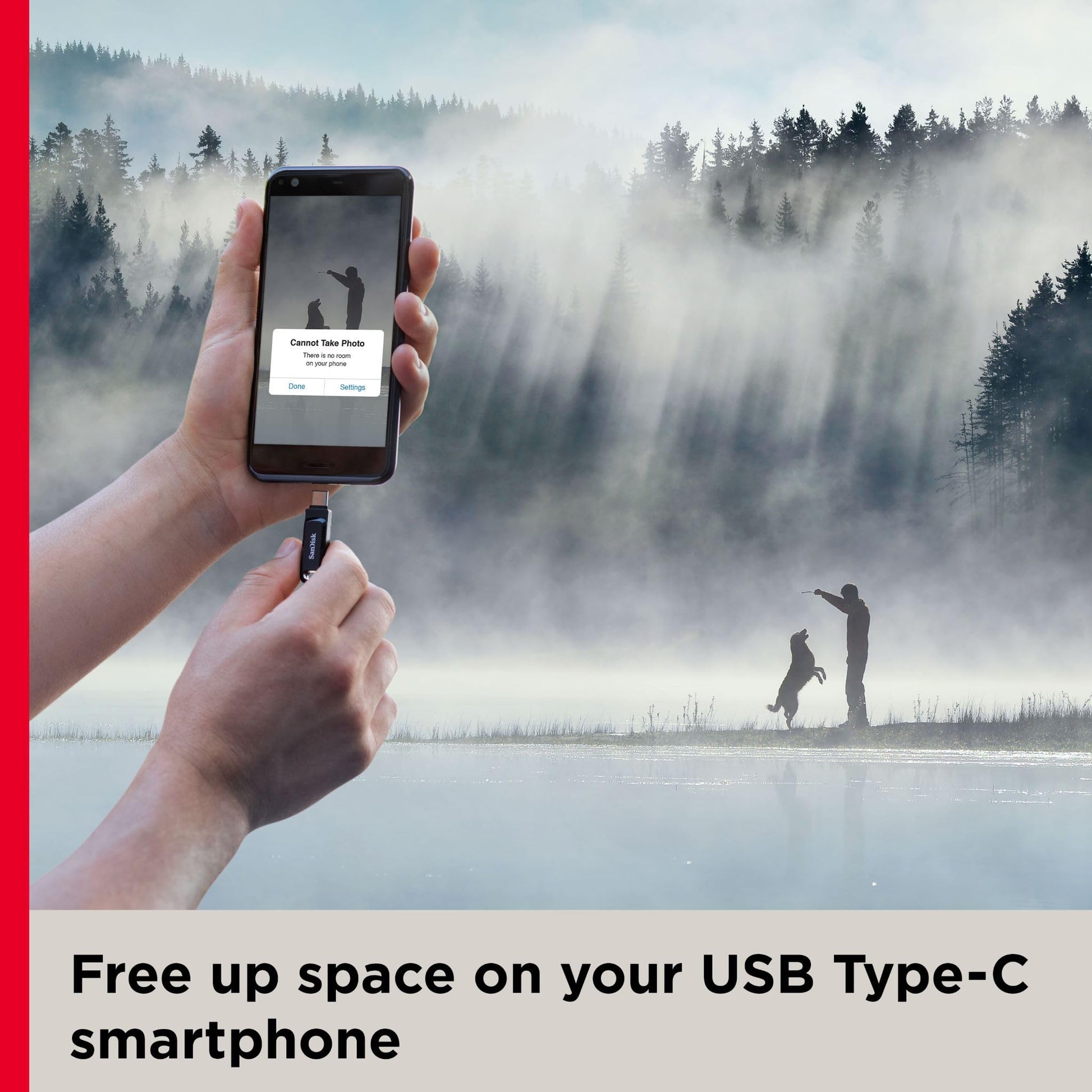 Unidad USB Tipo C SanDisk 128 GB Ultra Doble Velocidad 150 MB/s 3.1