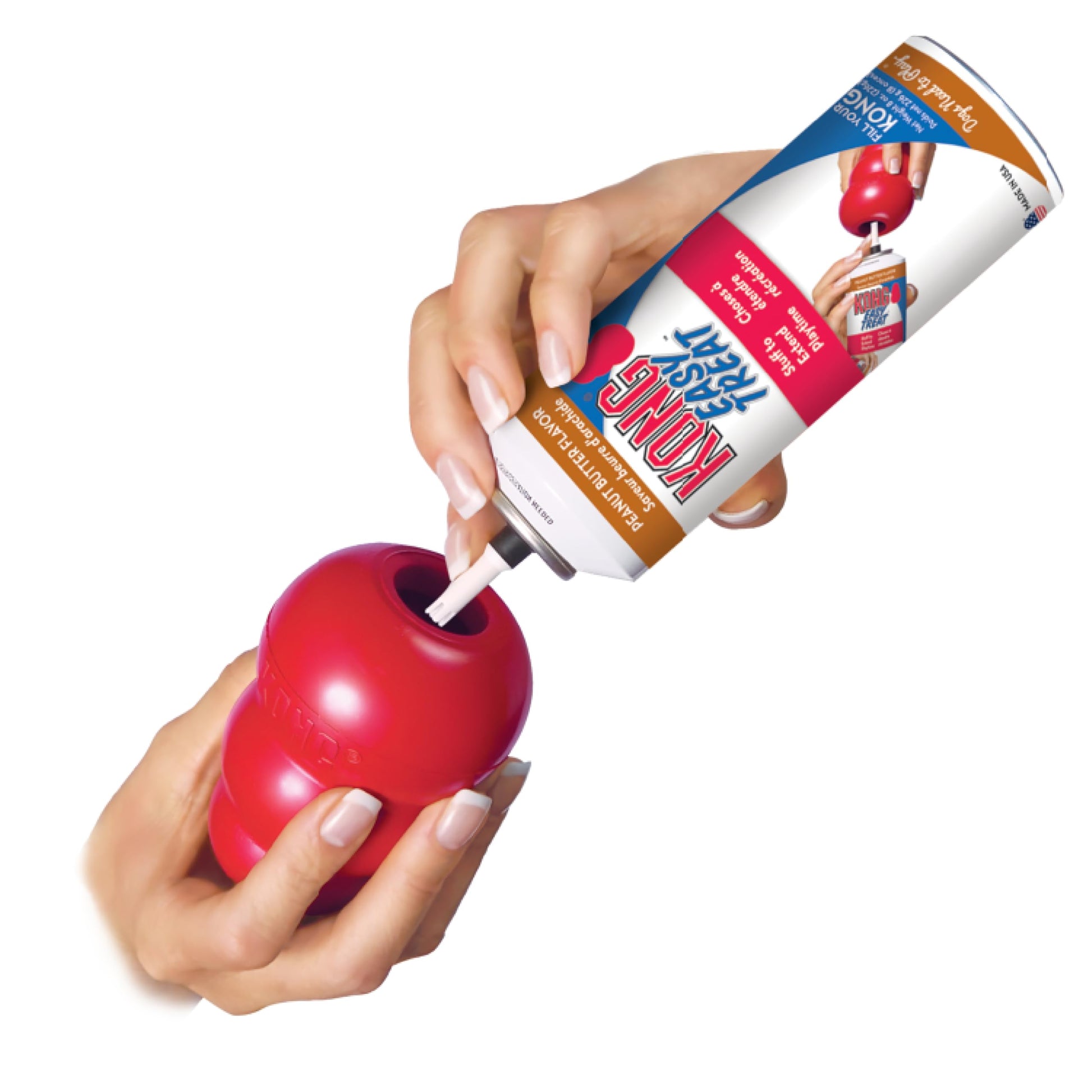 Kong Interactive Classic Toy, Color Rojo, Mediano