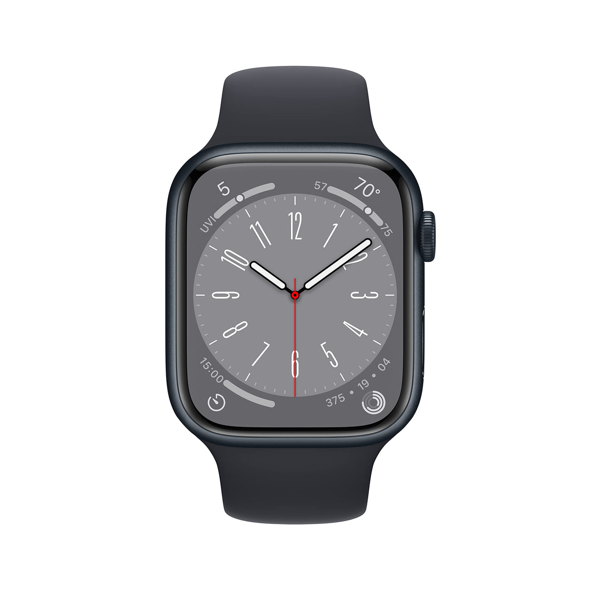 Reloj Apple Watch Series 8 GPS 45mm Medianoche Reacondicionado para Hombre