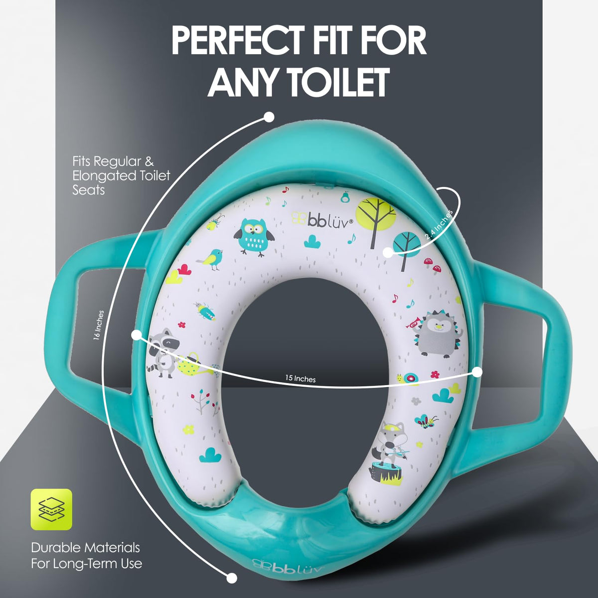 bbluv Poti asiento entrenador para baño - Aqua