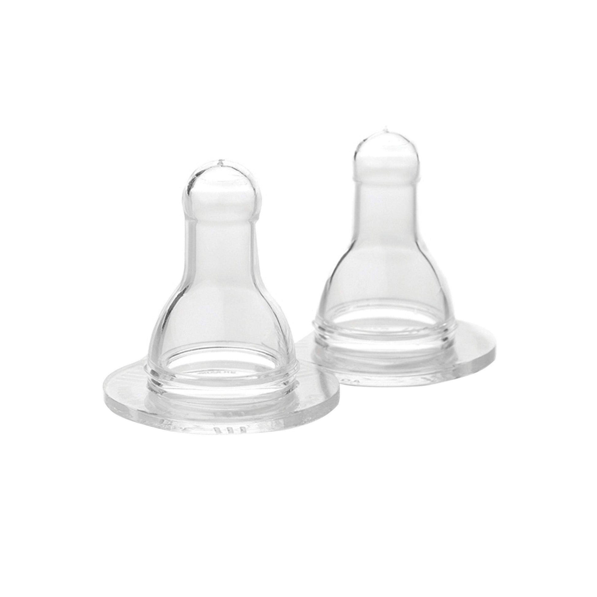 Lifefactory BPA-Free Stage 1 (0-3 Months) Silicone Nipples 2-Pack