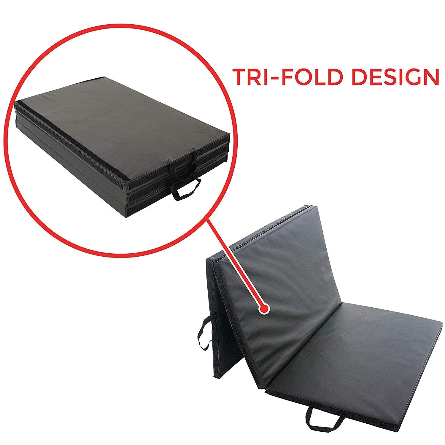 Alfombrilla de Ejercicio Sunny Health & Fitness Trilateral 048