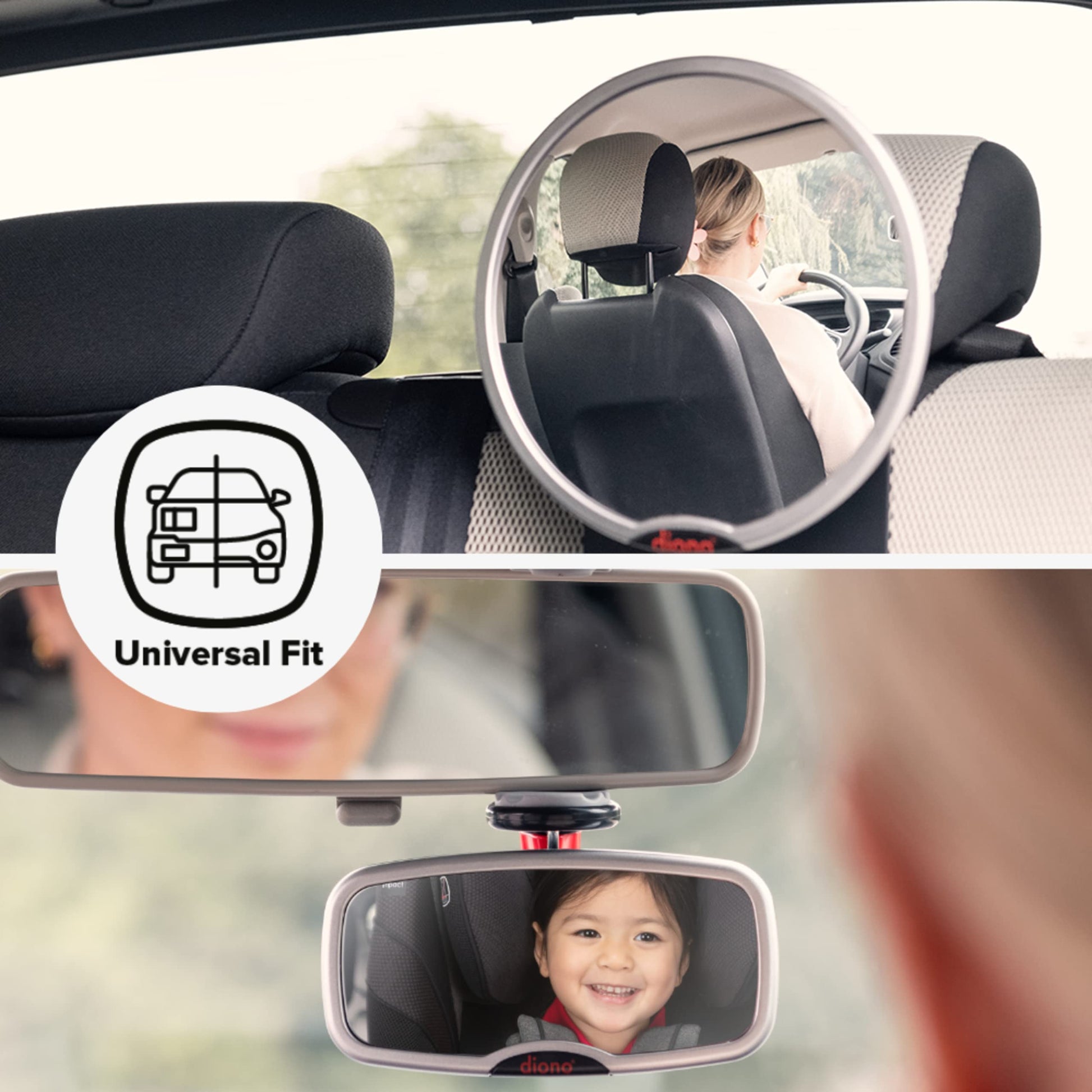 Diono Easy View, Baby Mirror & See Me Too Mirror, para mamá