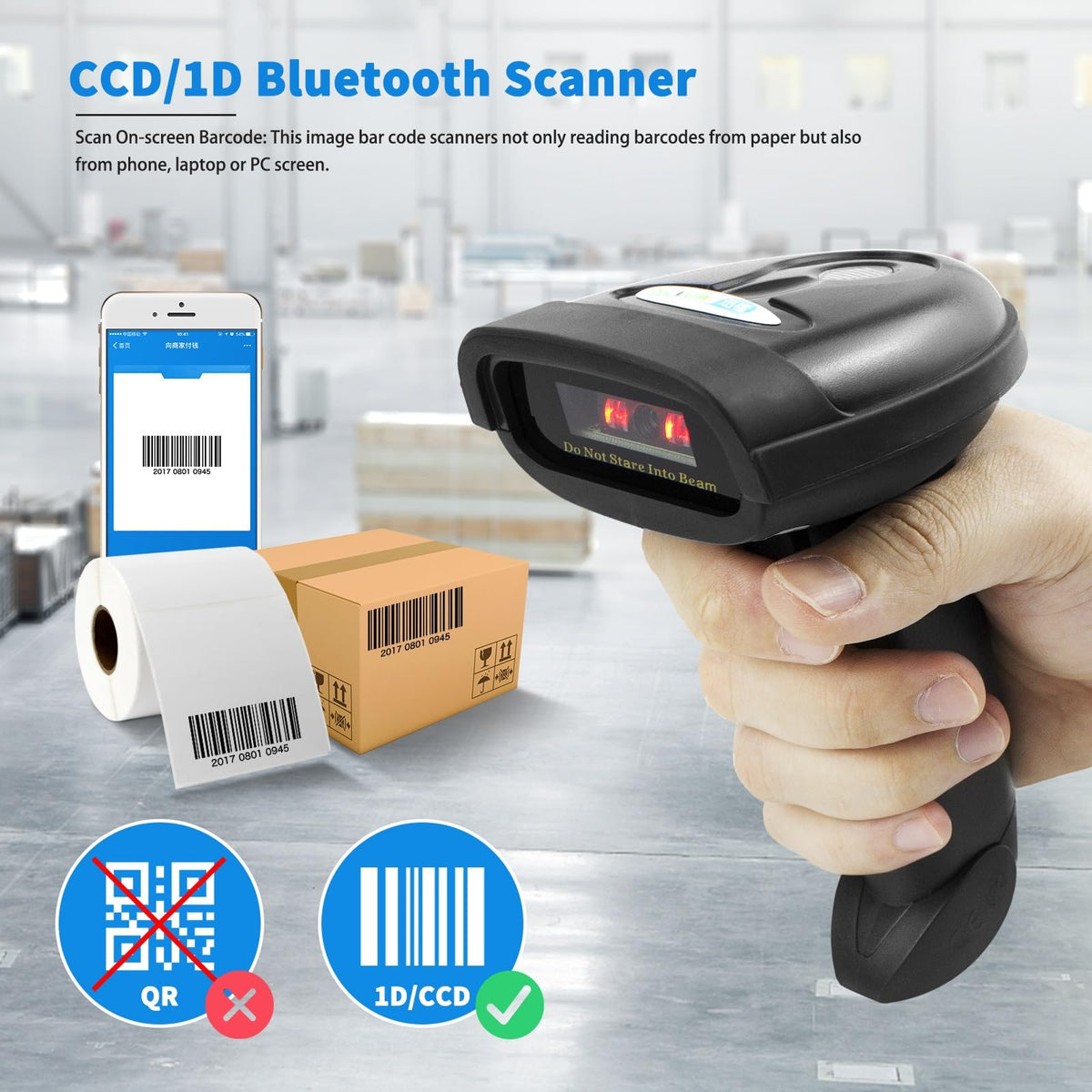Escáner de Código de Barras NETUM Bluetooth