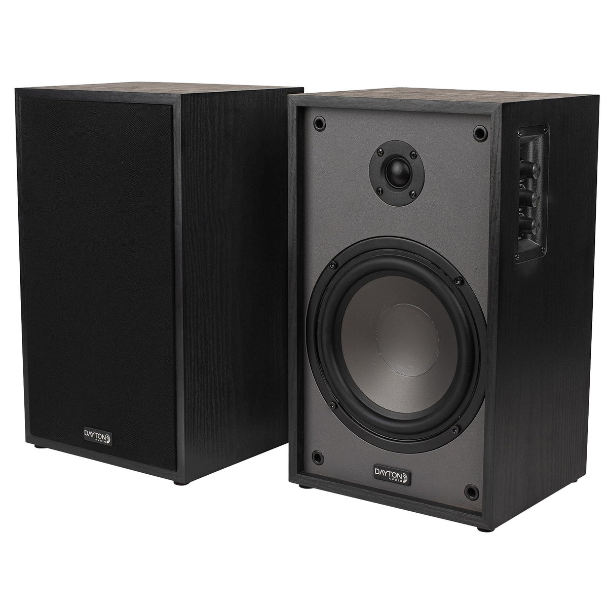 Par de Altavoces Amplificados Dayton Audio Negro 6.5 Pulgadas Bluetooth para Estantería