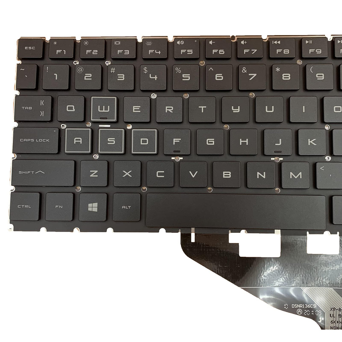 Teclado para Portátil Tiugochr EE. UU. Colorido HP OMEN 15-DC 15-DH 15T-DC 17-CB 15-DC0153TX