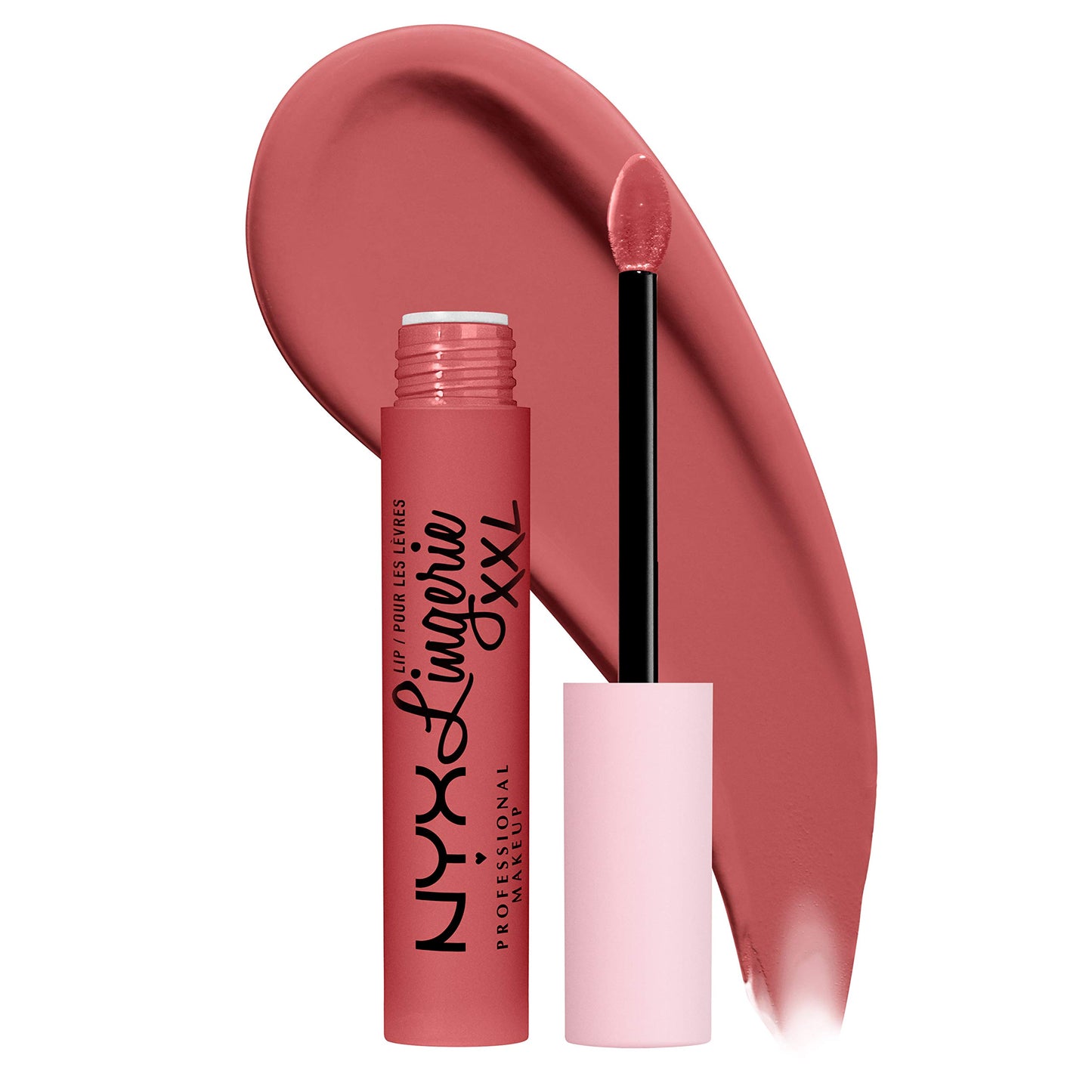 NYX Professional Makeup, Lip Lingerie XXL, Labial Liquido Mate, Tono Xxpose Me